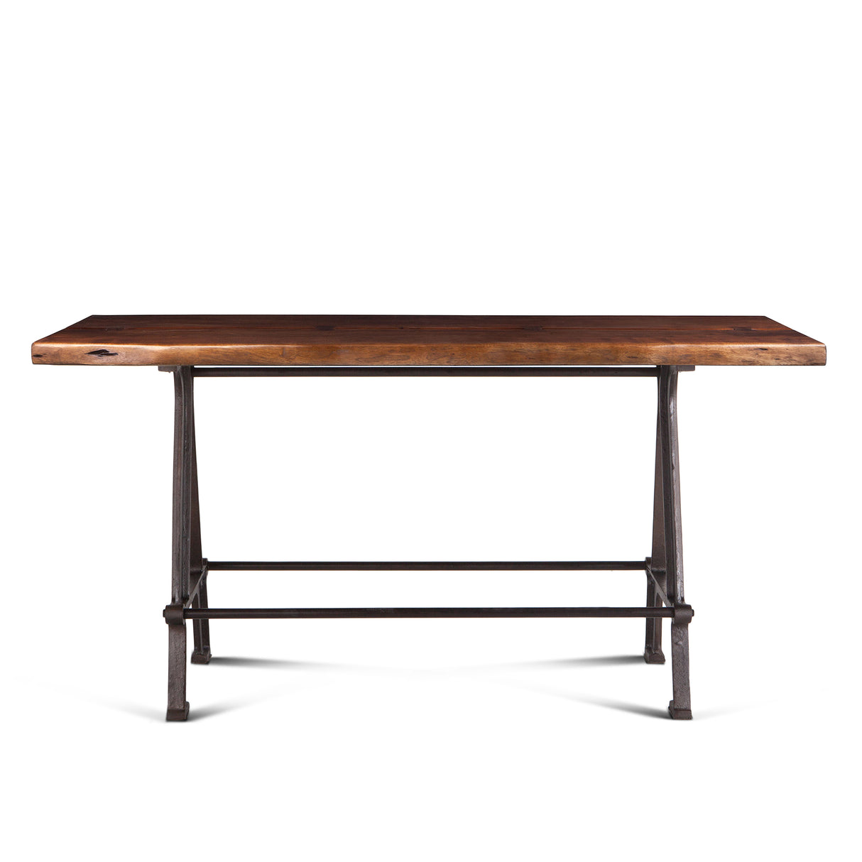 Industrial Loft 72" Gathering Table in Walnut by Home Trends & Design at Eve Furniture