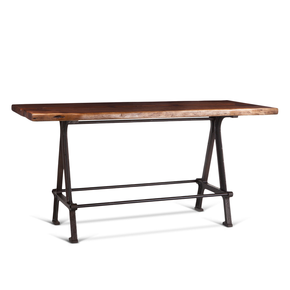 Industrial Loft 72" Gathering Table in Walnut by Home Trends & Design at Eve Furniture