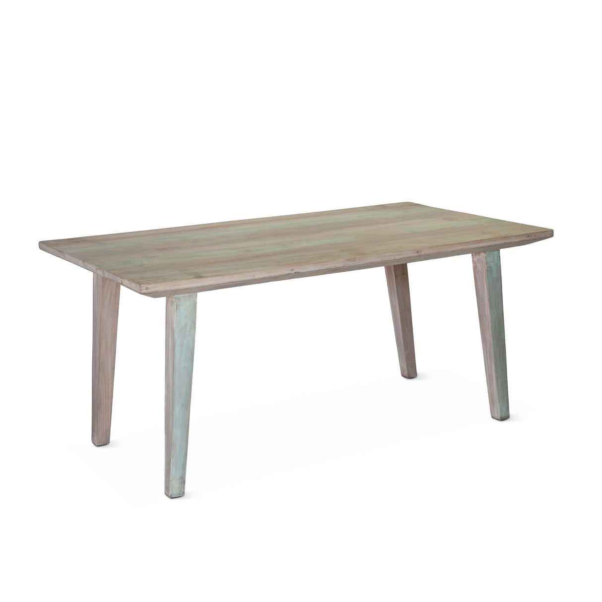 Ibizia 66" Dining Table in Vintage Teal Reclaimed Wood by Home Trends & Design at Eve Furniture
