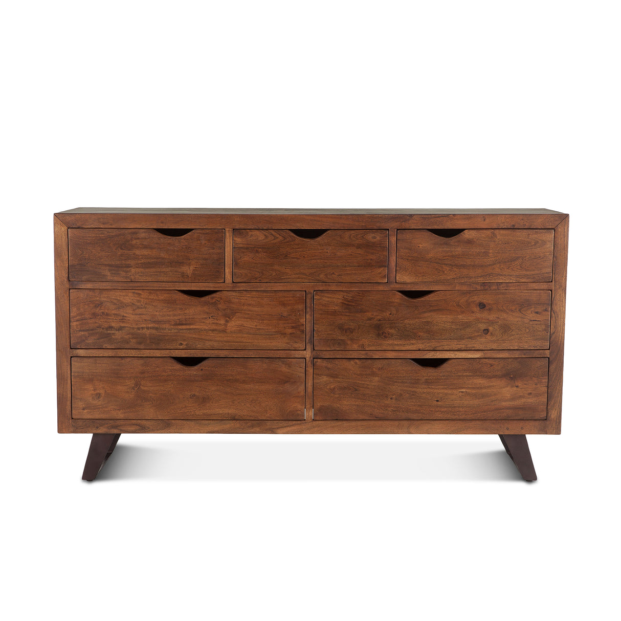 London Loft 71" Dresser in Walnut by Home Trends & Design at Eve Furniture