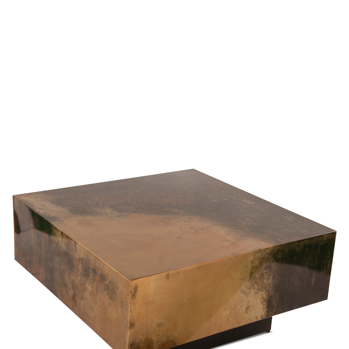 Moab 35" Coffee Table in Oxidized Copper by Home Trends & Design at Eve Furniture