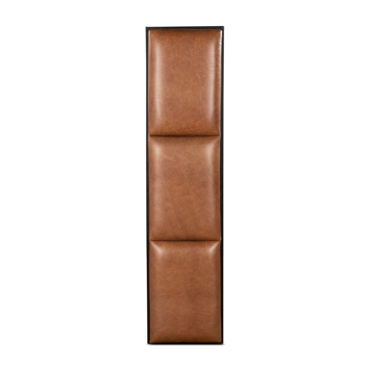 New York 62" Bench in Cognac Leather and Iron by Home Trends & Design at Eve Furniture