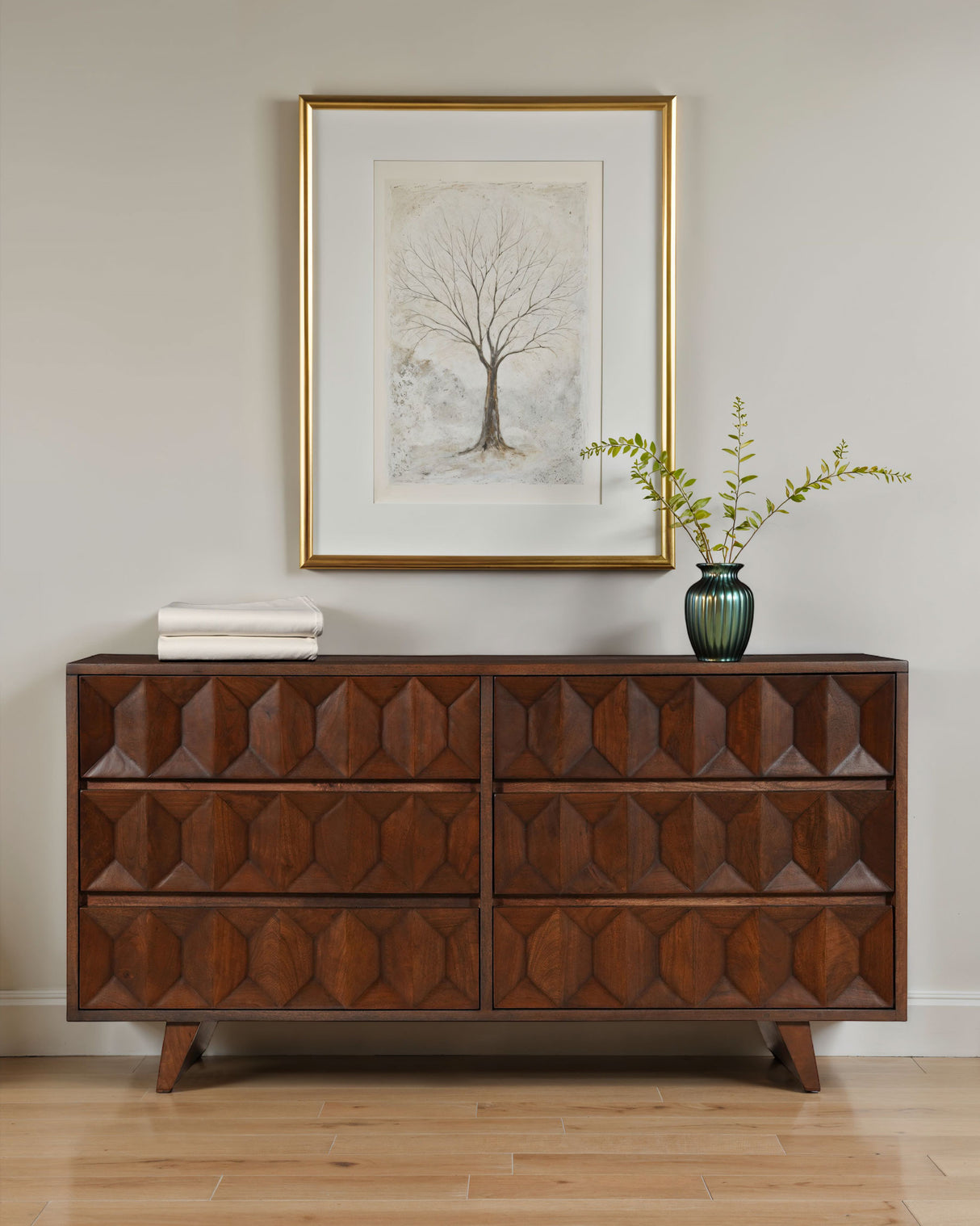 Palermo 70" Dresser in Royal Brown by Home Trends & Design at Eve Furniture