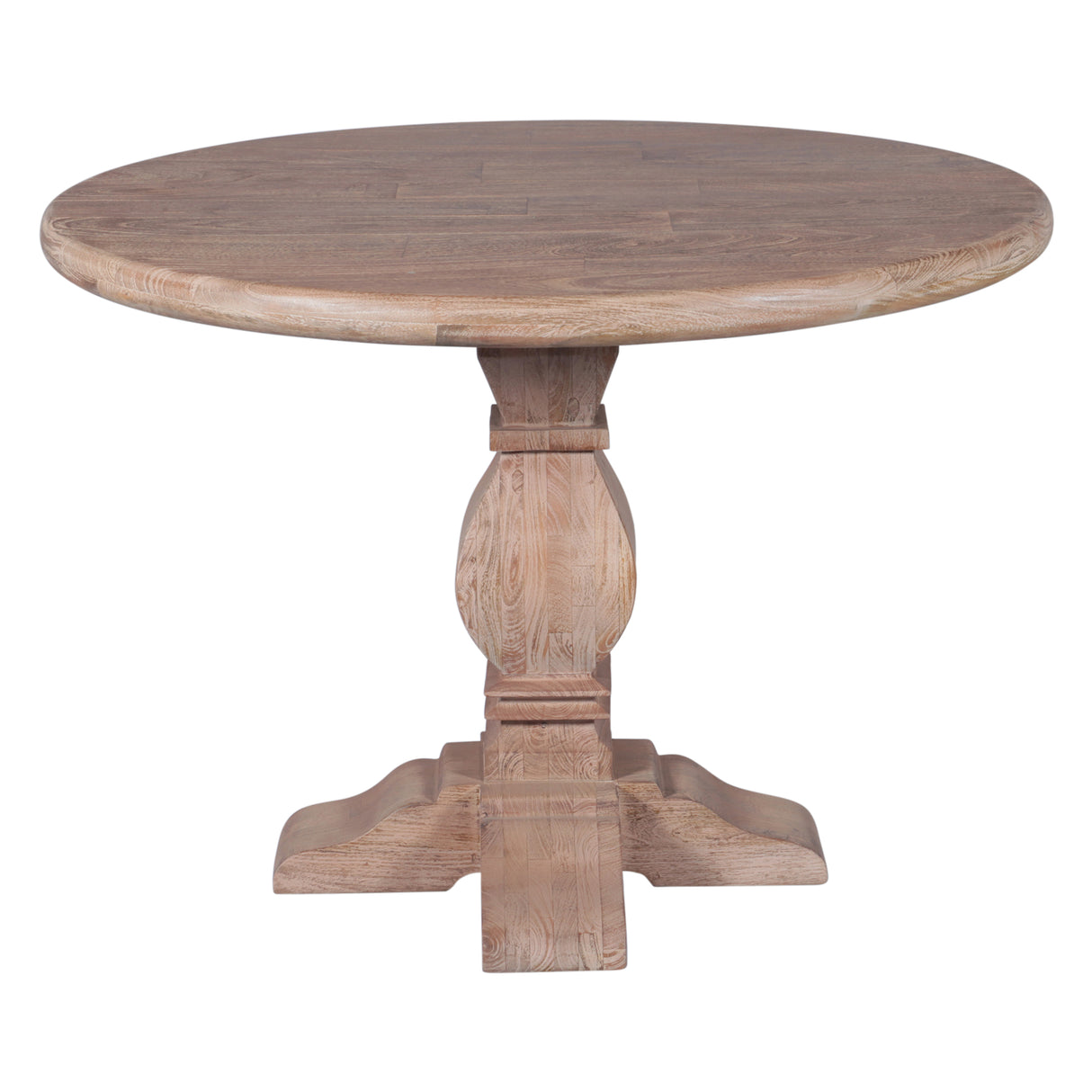 San Rafael 42" Round Dining Table in Antique Oak