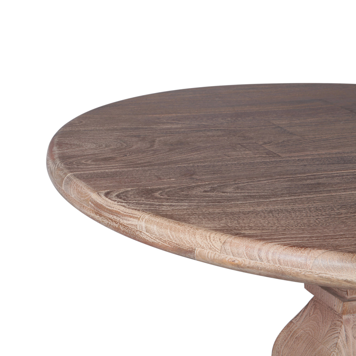 San Rafael 42" Round Dining Table in Antique Oak
