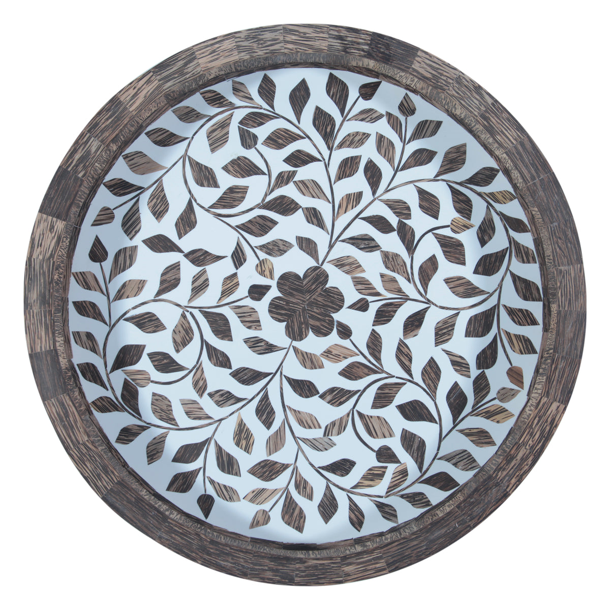 Taara Round Tray in Floral Pattern