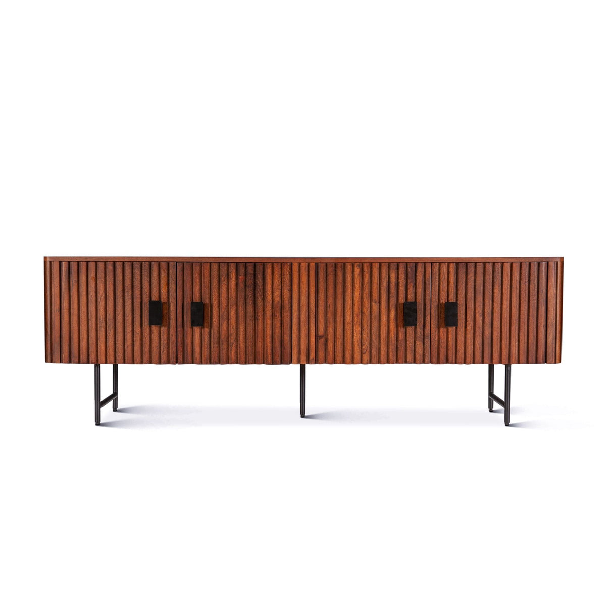 Verbania 67" Media Cabinet in Pecan Brown by Home Trends & Design at Eve Furniture