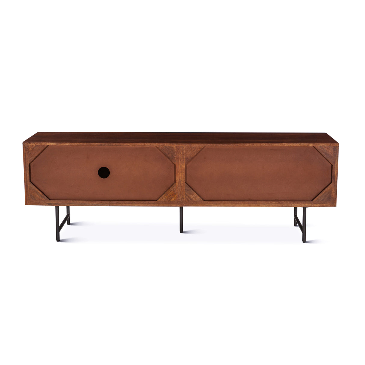 Verbania 67" Media Cabinet in Pecan Brown by Home Trends & Design at Eve Furniture