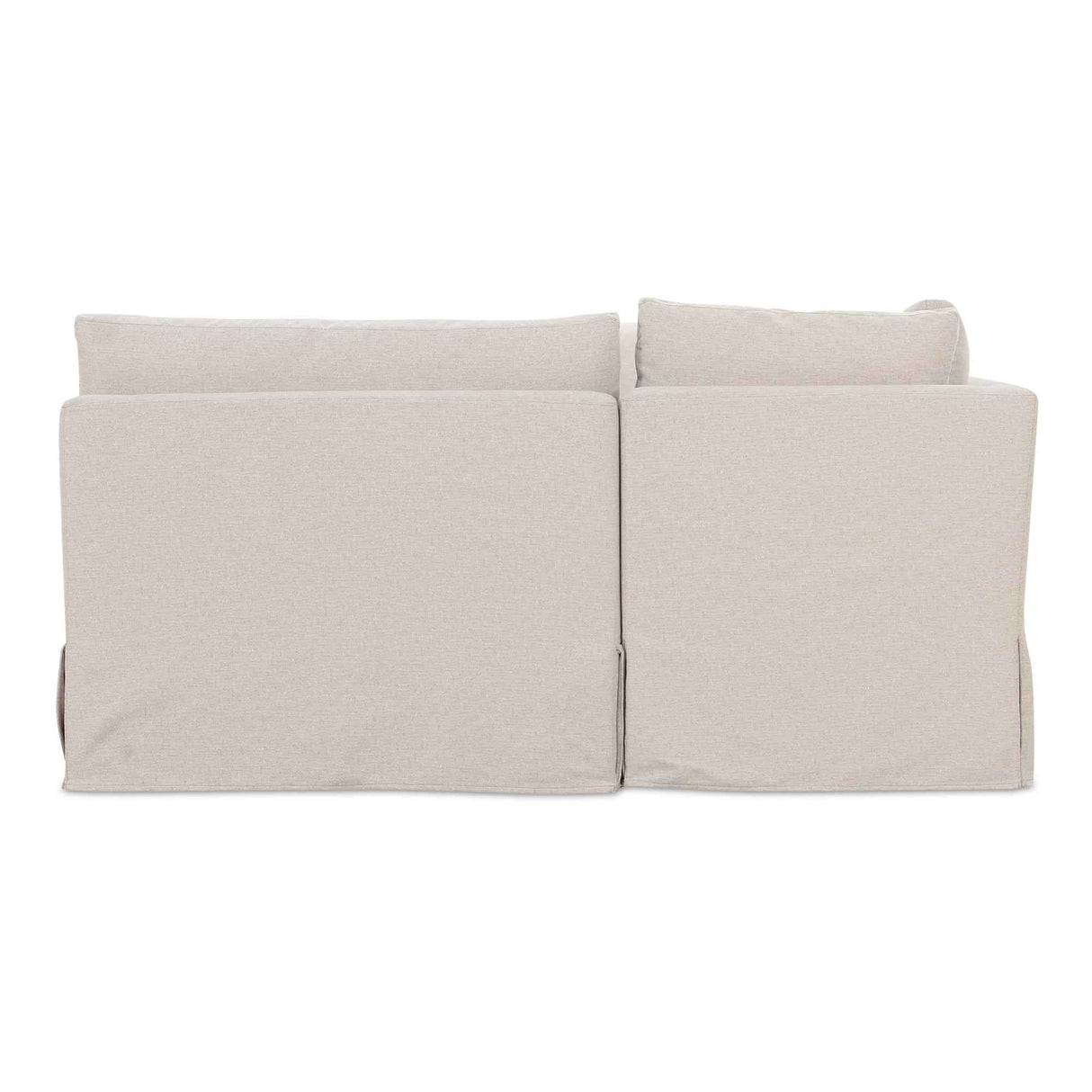 Fable Beige U Shape Slipcover Dining Banquette 129 in by Moe's Home at Eve Furniture