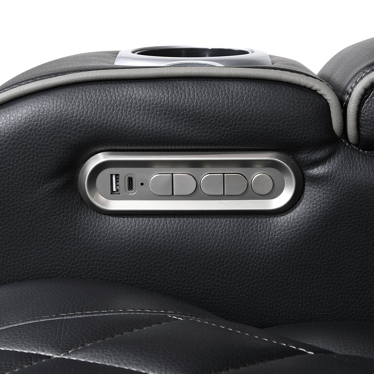 Fairway Black Power Double Reclining Sofa by Homelegance at Eve Furniture