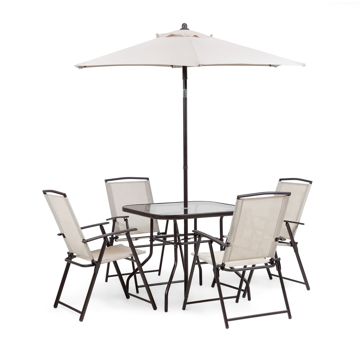 Fallone Beige 7 Pc. Outdoor Dining Set by Furniture of America at Eve Furniture