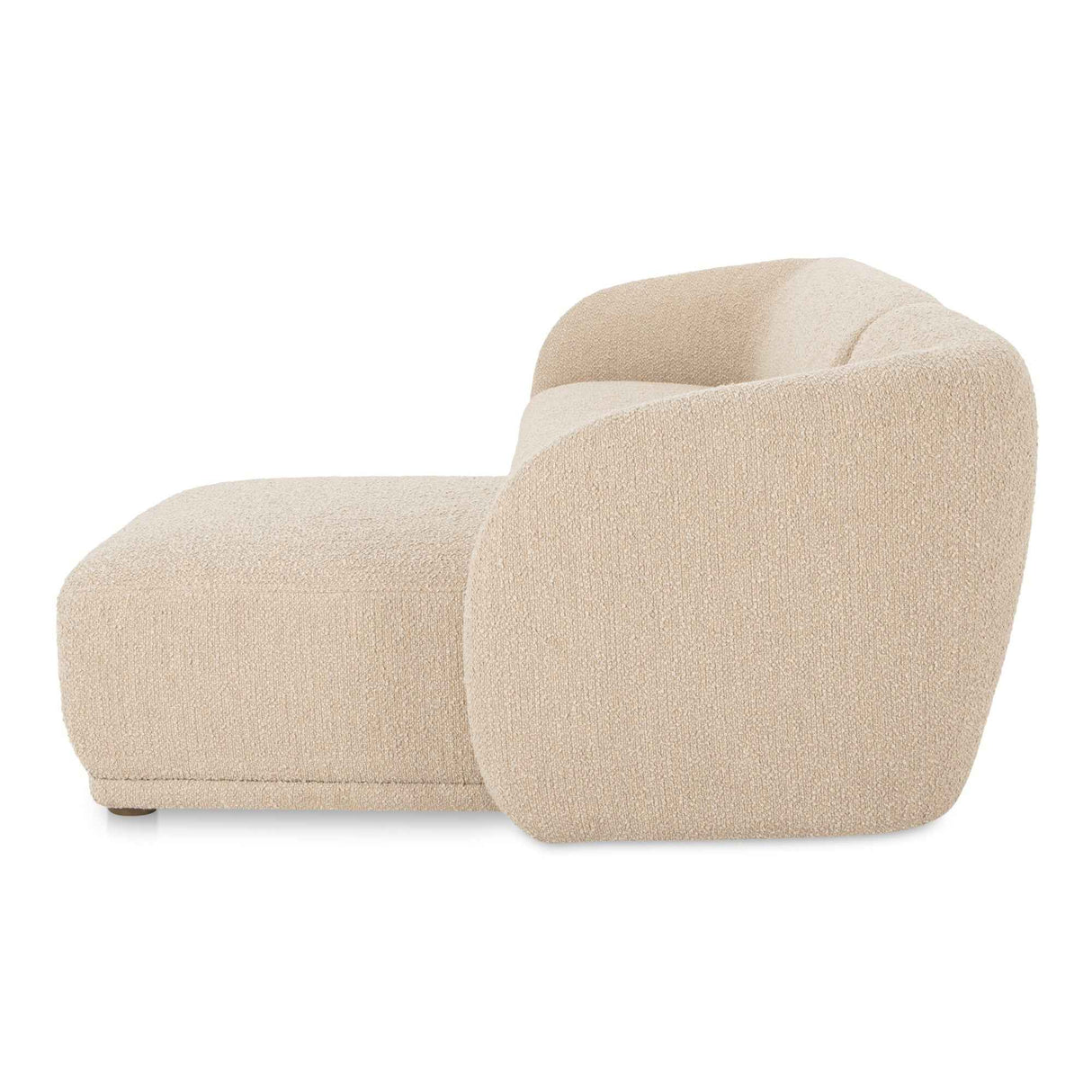 Faye Beige Boucle Right Sectional