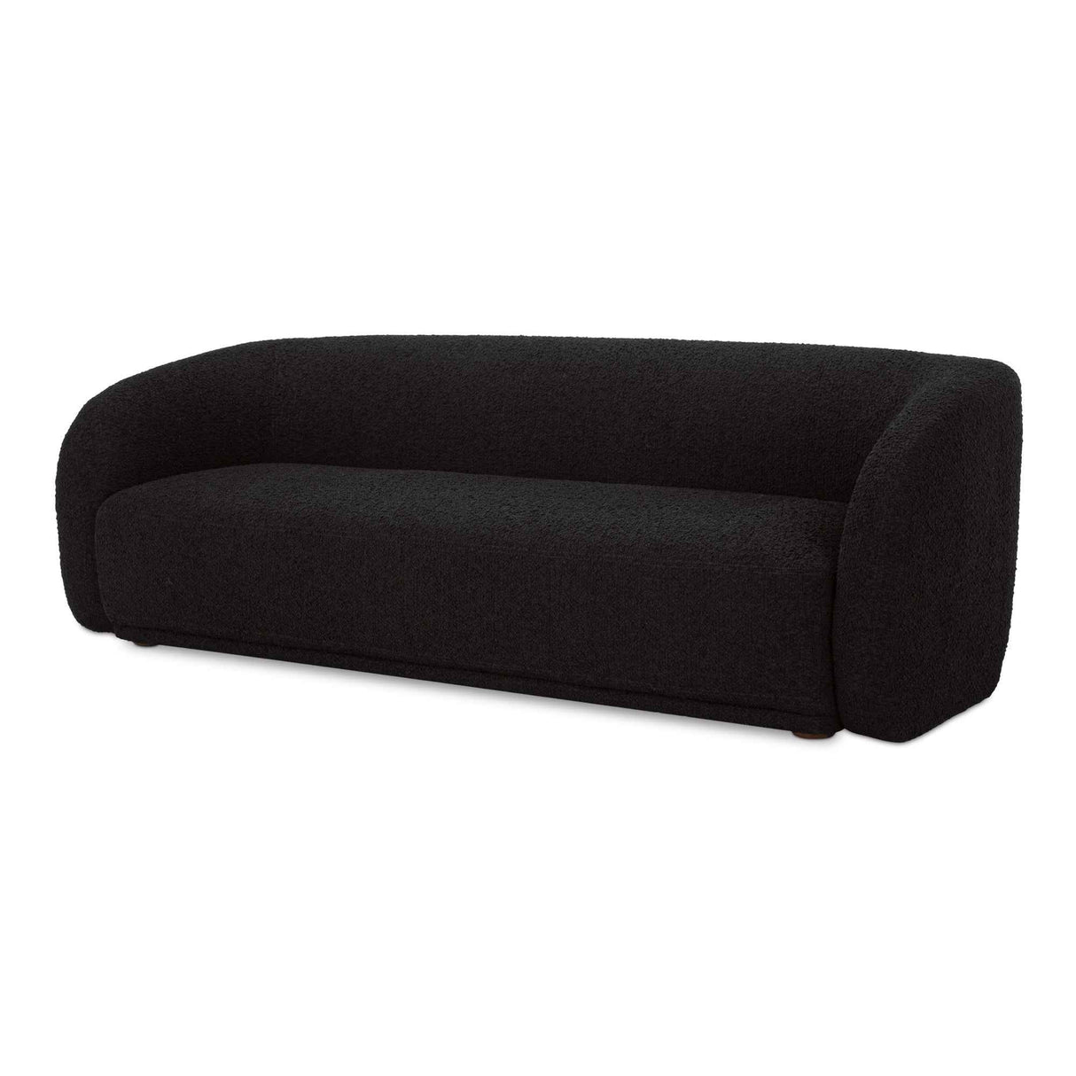 Faye Black Boucle Sofa