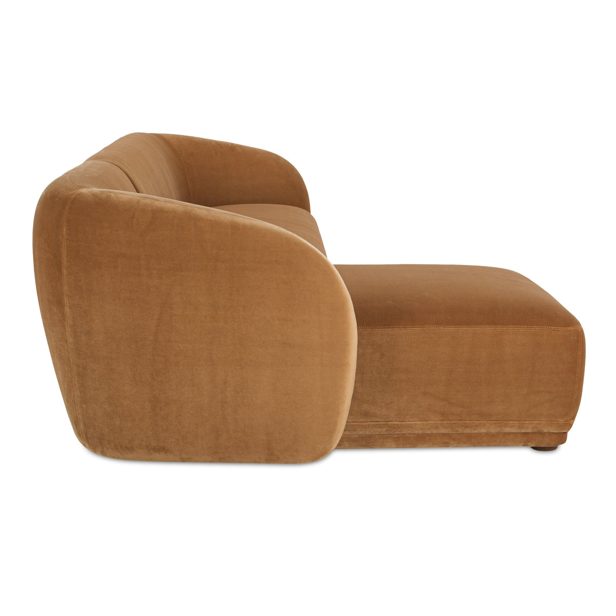 Faye Tan Left Sectional by Moe's Home at Eve Furniture