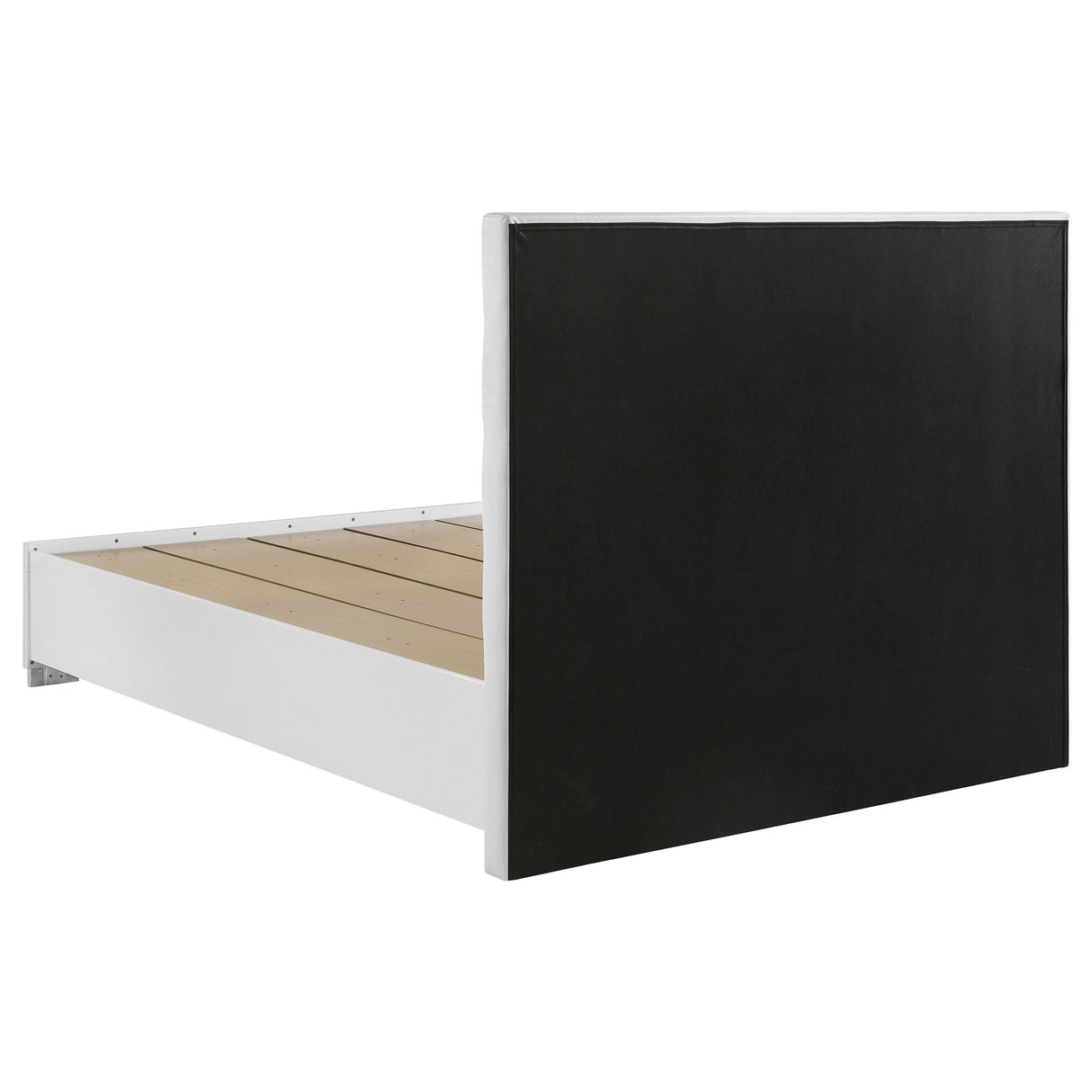 Felicity White High Gloss Eastern King Storage Bed by Coaster at Eve Furniture