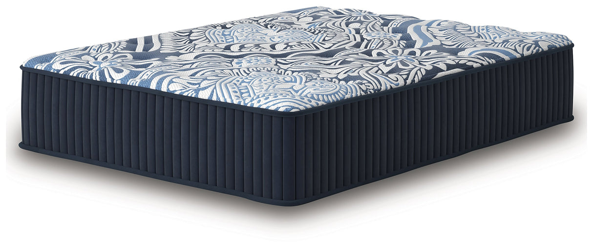 Firm Luxe 2.0 Blue Queen Mattress by Ashley at Eve Furniture