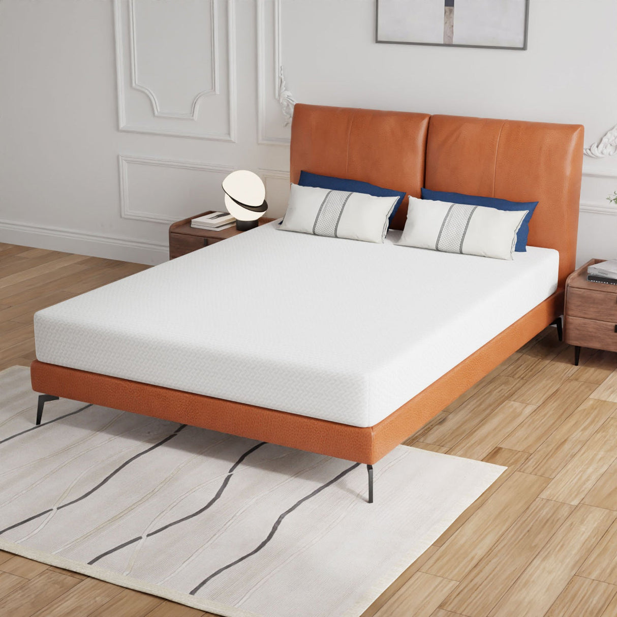 Forsythia White Mattress E.King by Furniture of America at Eve Furniture