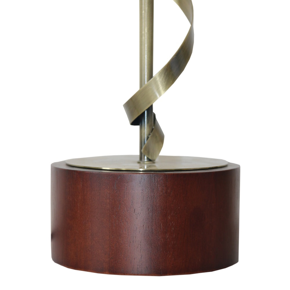 Foundry Twisted Metal Table Lamp by Ashcroft Imports at Eve Furniture