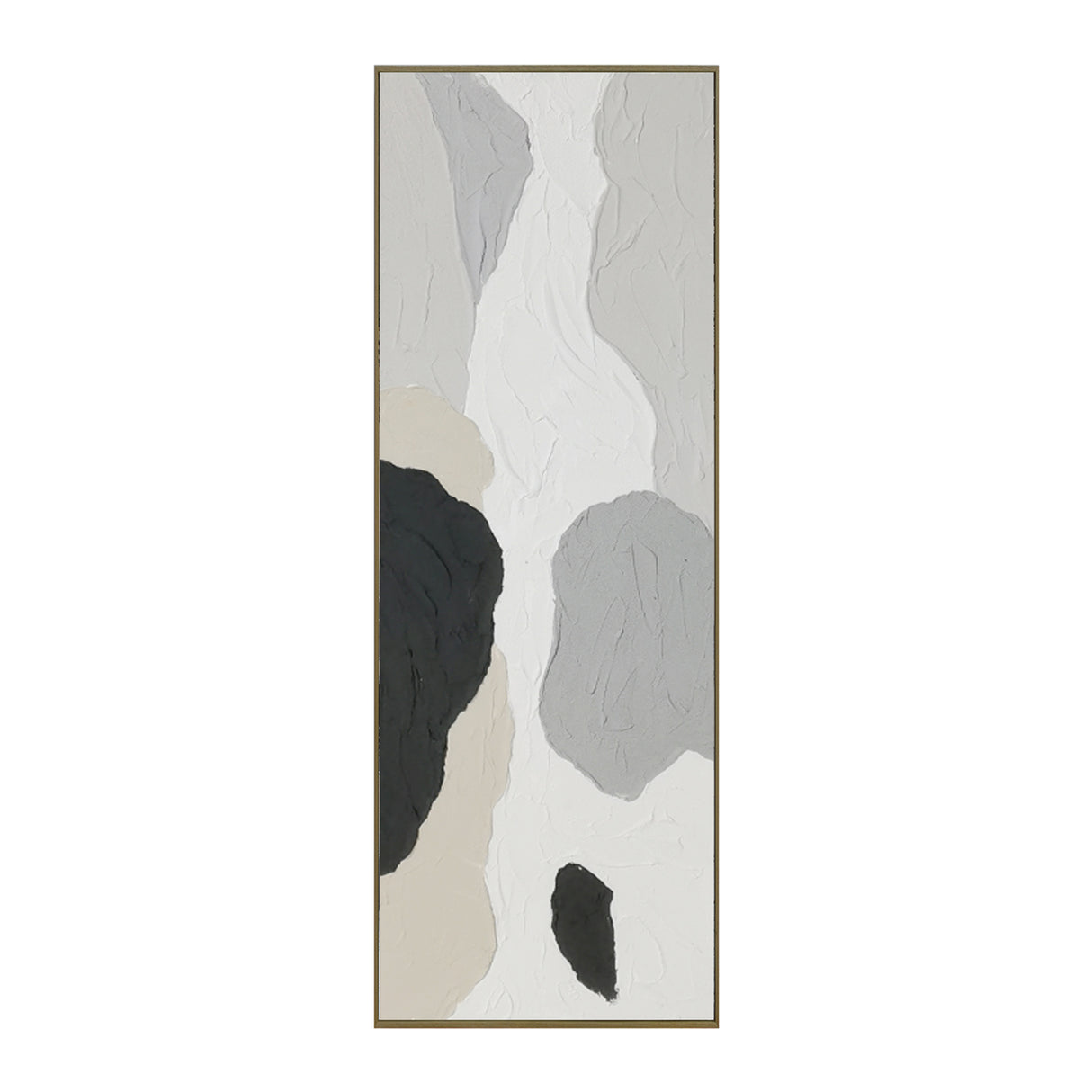 Palette Ripped Reflections Hand Painted Framed Triptych by Home Trends & Design at Eve Furniture