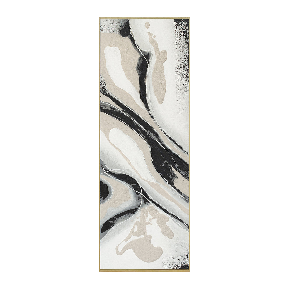 Palette Serenity Hand Painted Framed Triptych by Home Trends & Design at Eve Furniture