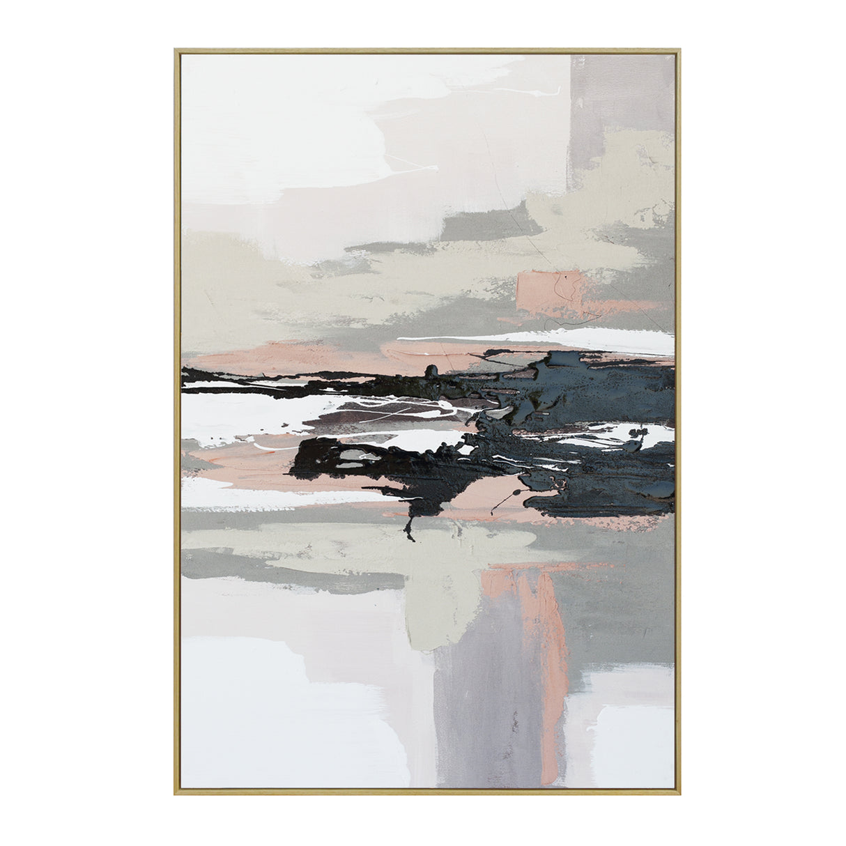 Palette Vistas Unknown Hand Painted Framed Diptych by Home Trends & Design at Eve Furniture
