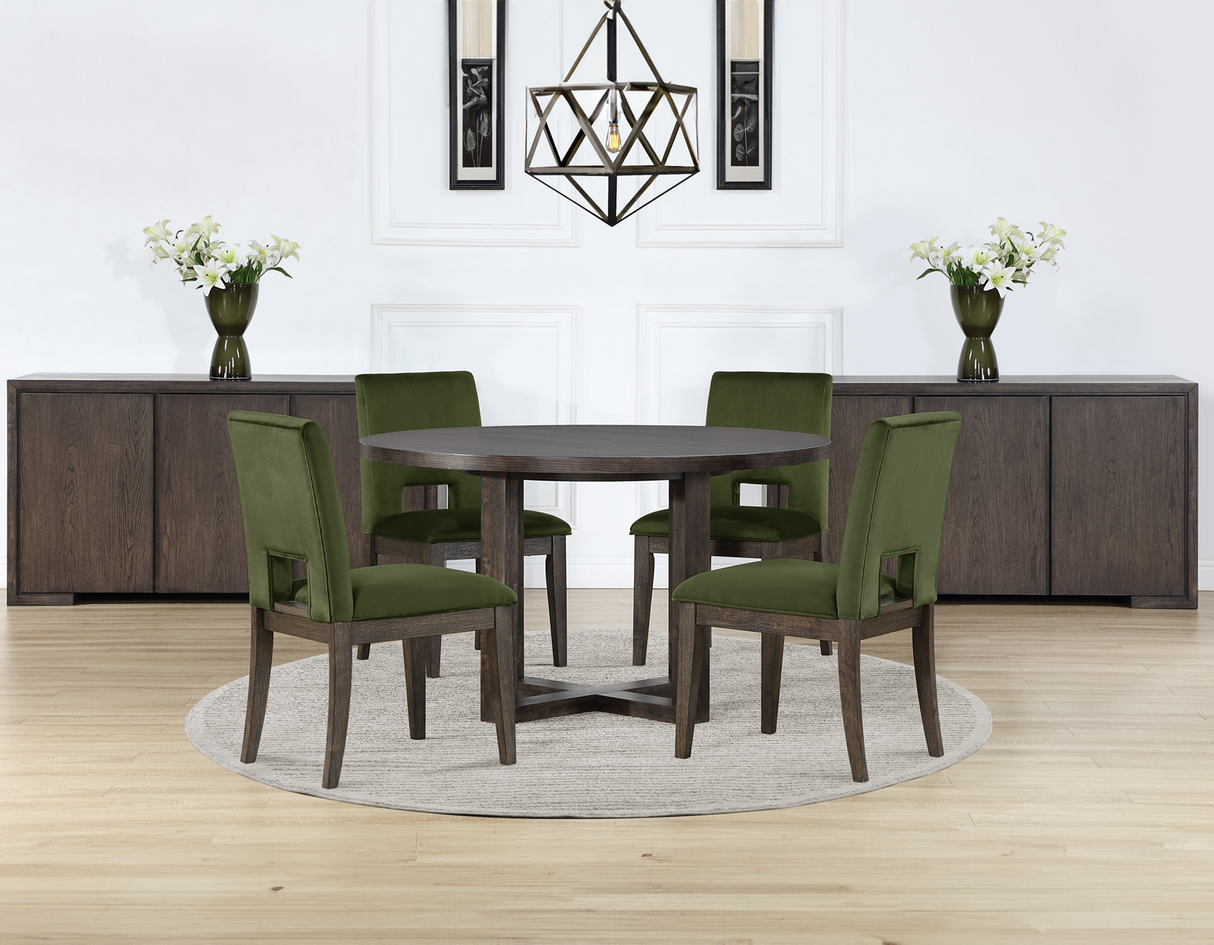 Green Chairs by Steve Silver at Eve Furniture