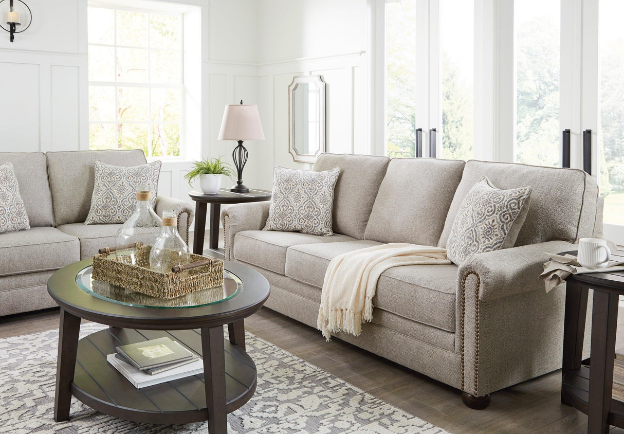Gaelon Dune Living Room Set by Ashley at Eve Furniture