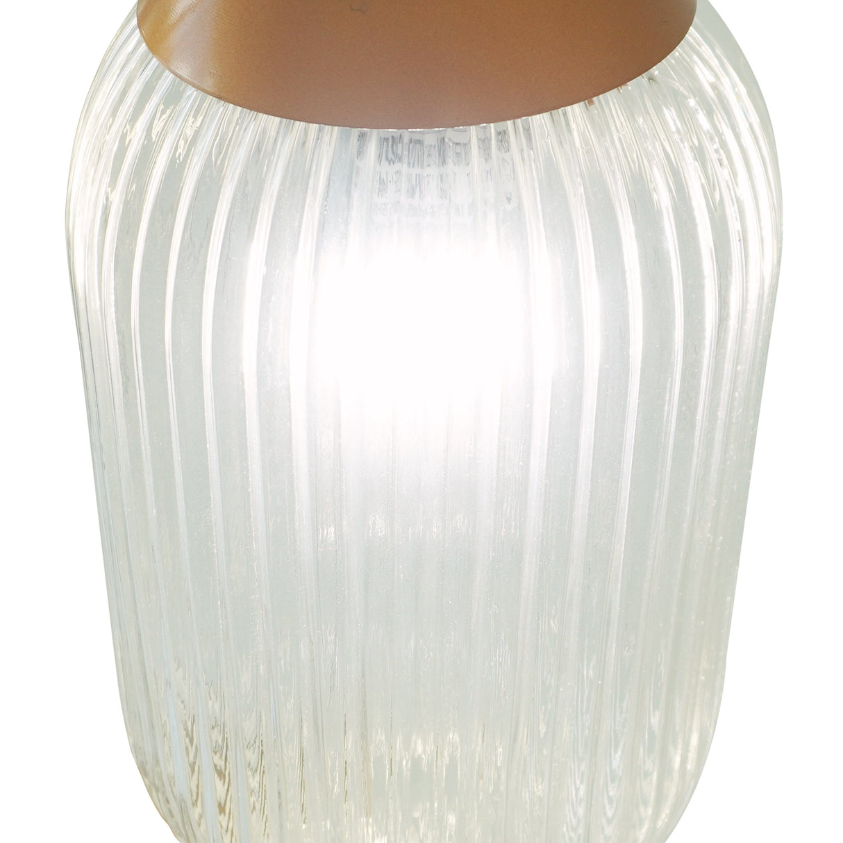 Gala Pendant Lamp - Bronze and Clear by Ashcroft Imports at Eve Furniture