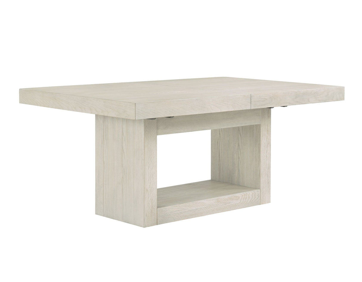 Garland 70-88-inch Table w/18-inch Leaf, Greige Finish by Steve Silver at Eve Furniture