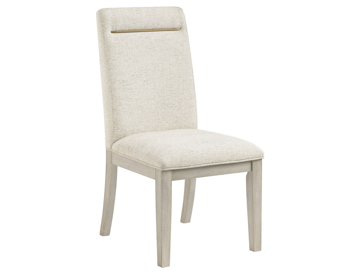 Garland Side Chair, Greige Finish, Set of 2 by Steve Silver at Eve Furniture