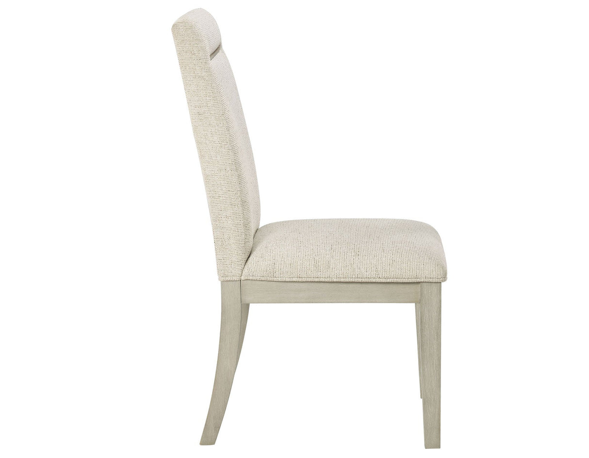 Garland Side Chair, Greige Finish, Set of 2 by Steve Silver at Eve Furniture