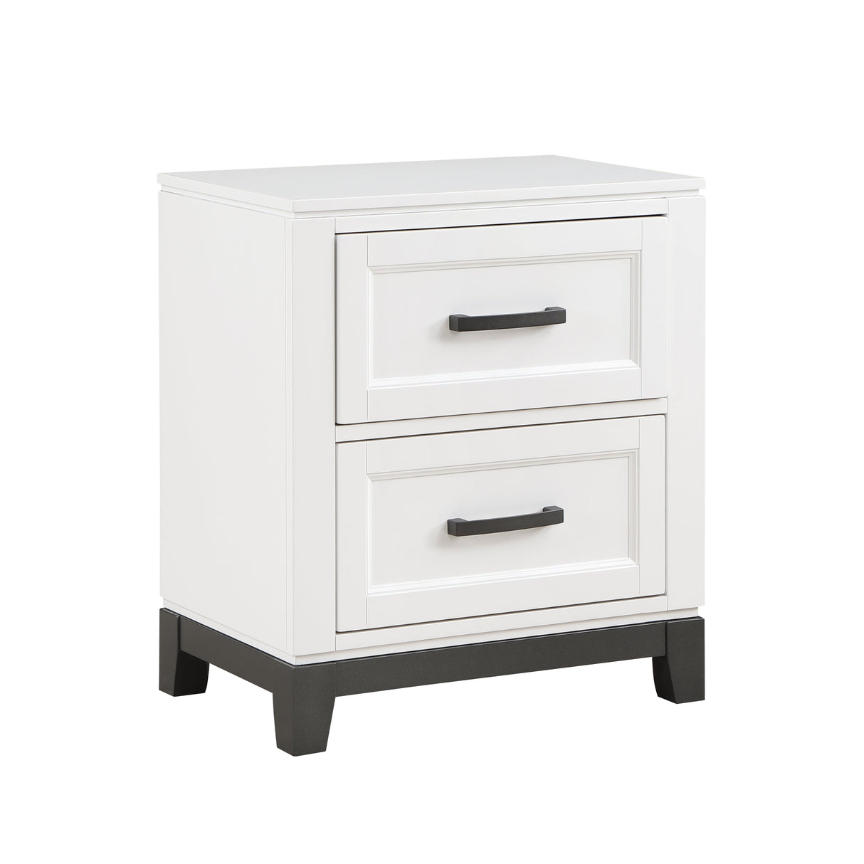 Garretson White Nightstand by Homelegance at Eve Furniture