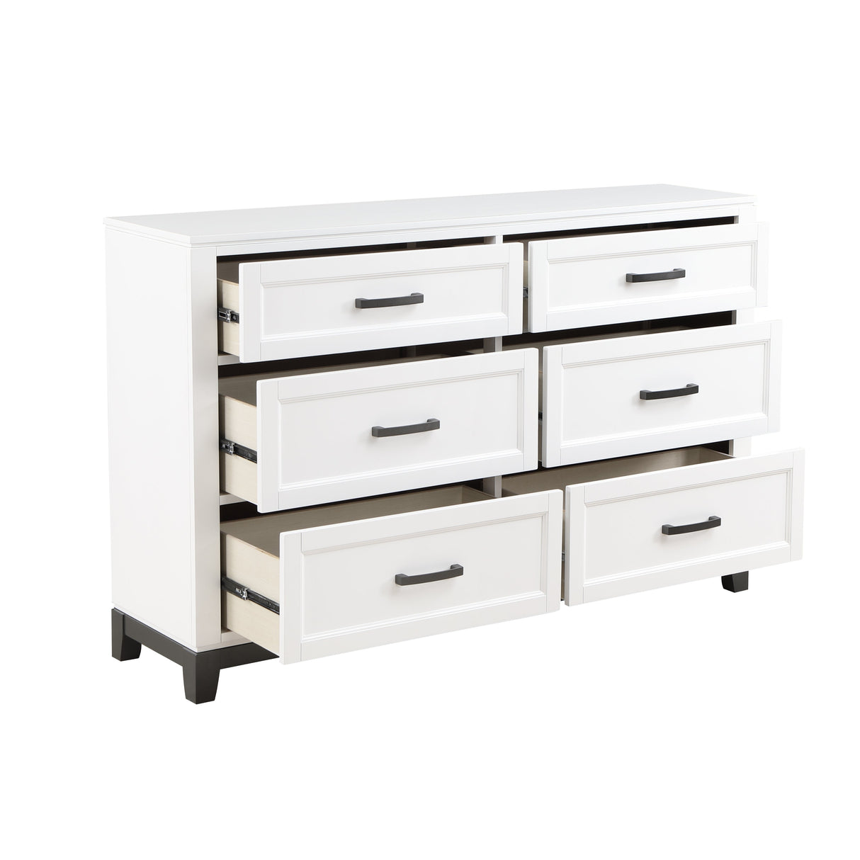 Garretson White Storage Platform Youth Bedroom Set by Homelegance at Eve Furniture