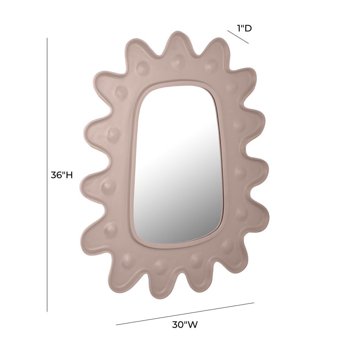 Genesis Wall Mirror by TOV Furniture at Eve Furniture