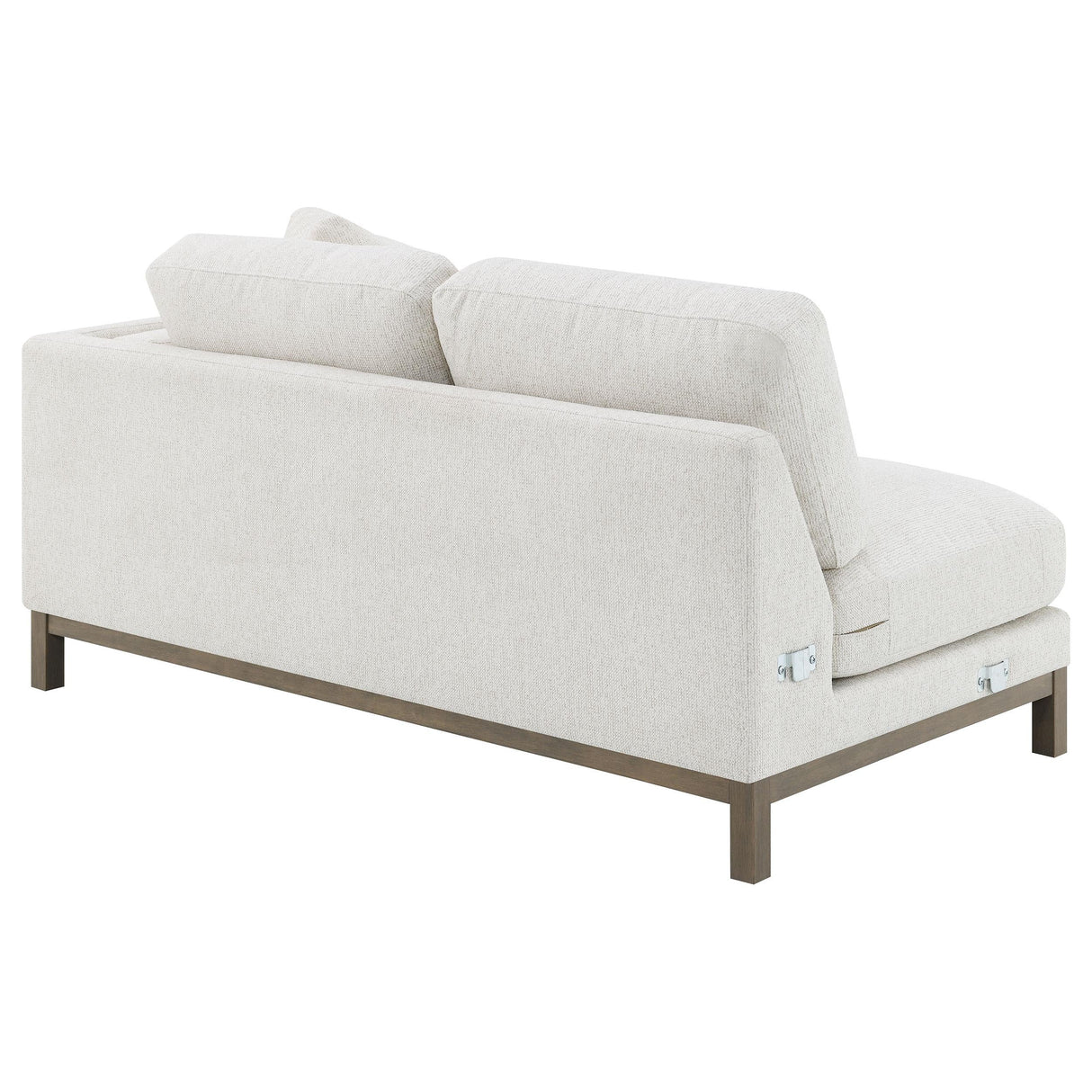 Geneva Sand Boucle Upholstered Sectional Chaise Sofa by Coaster at Eve Furniture