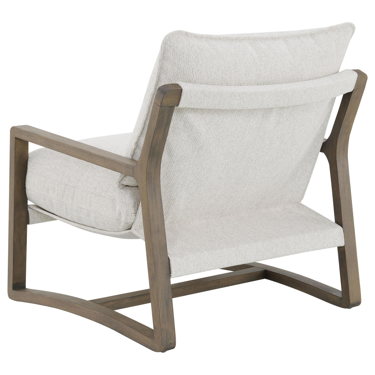 Geneva Sand Boucle Wood Arm Accent Chair by Coaster at Eve Furniture