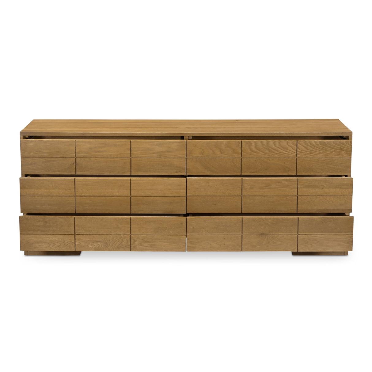 Gia Brown 6 Drawer Dresser by Moe's Home at Eve Furniture