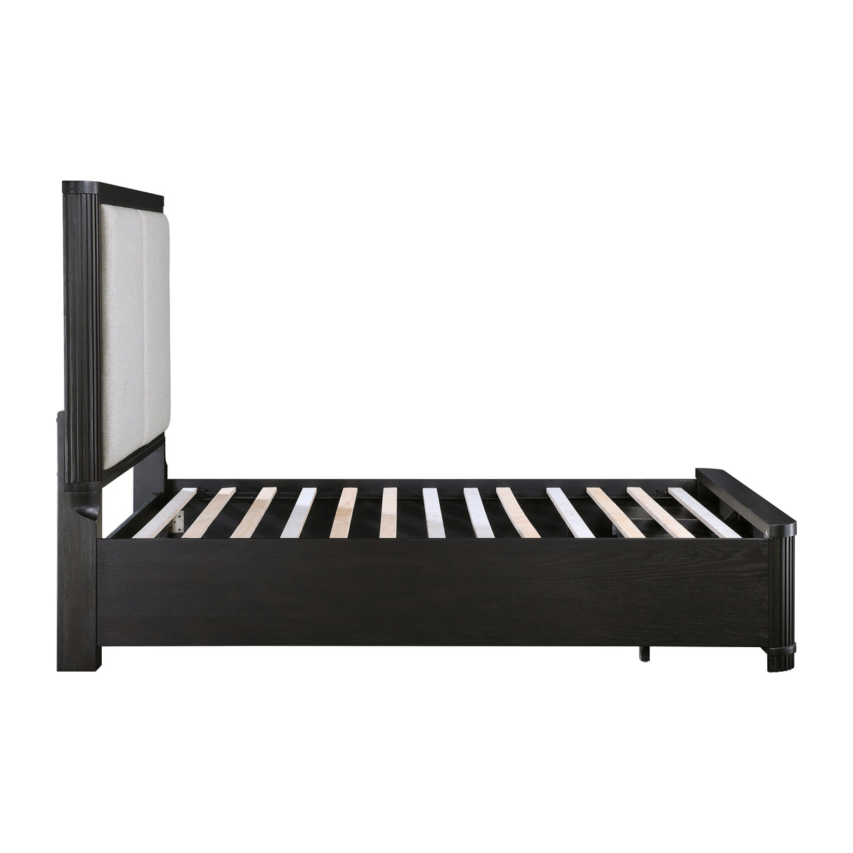 Gilbert Charcoal King Storage Platform Bed by Homelegance at Eve Furniture