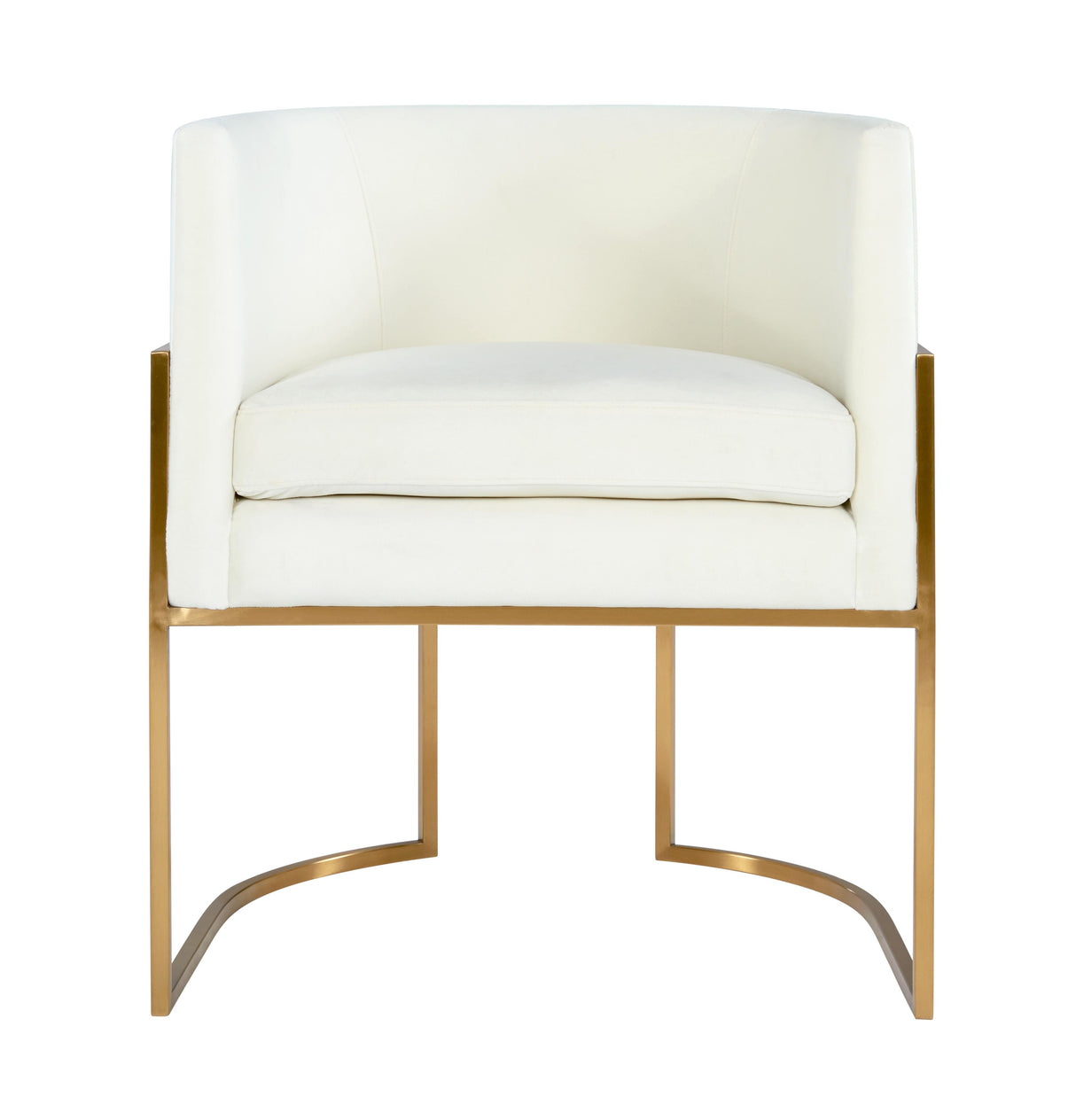 Giselle Velvet Dining Chair with Gold Base by Inspire Me! Home Decor by TOV Furniture at Eve Furniture