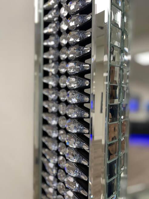 Glam A6 Floor Mirror by Happy Homes at Eve Furniture