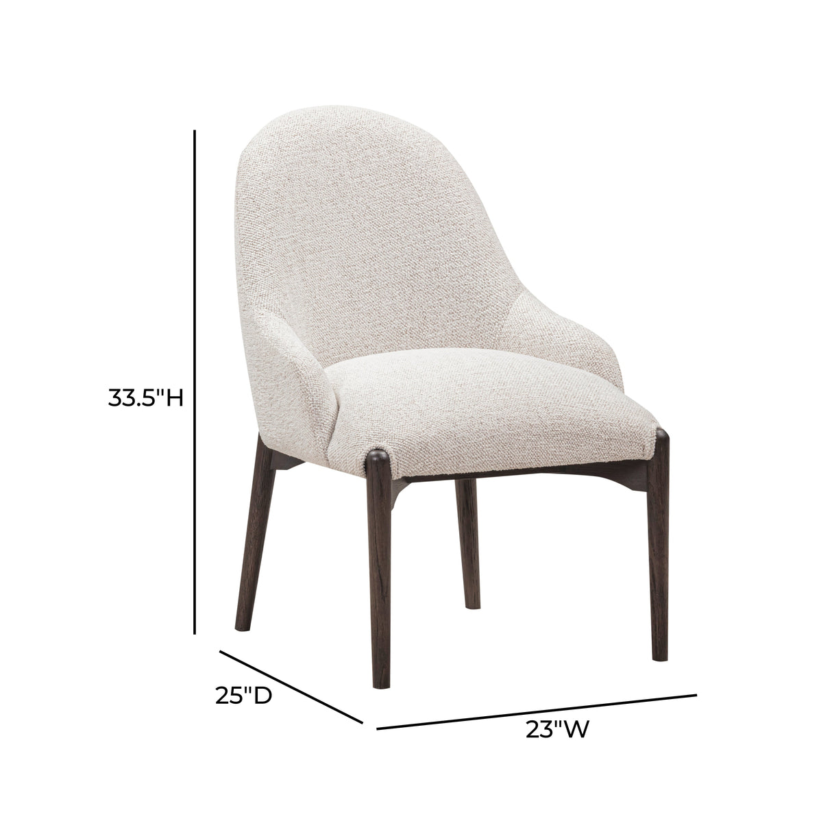 Glendale Chenille Dining Chair by TOV Furniture at Eve Furniture