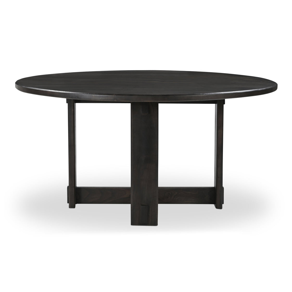 Glenn Dark Brown Round Dining Table by Moe's Home at Eve Furniture