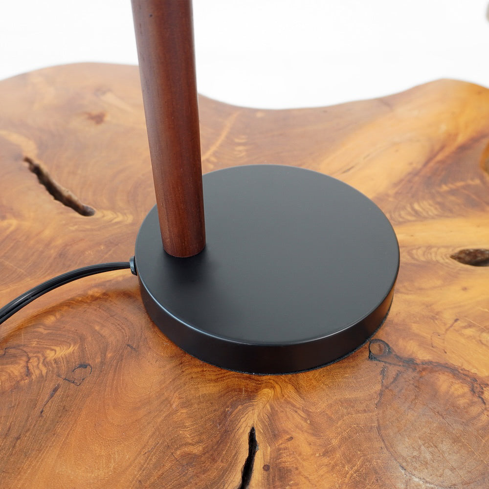 GlowLite Black Table Lamp with Cone Shade by Ashcroft Imports at Eve Furniture