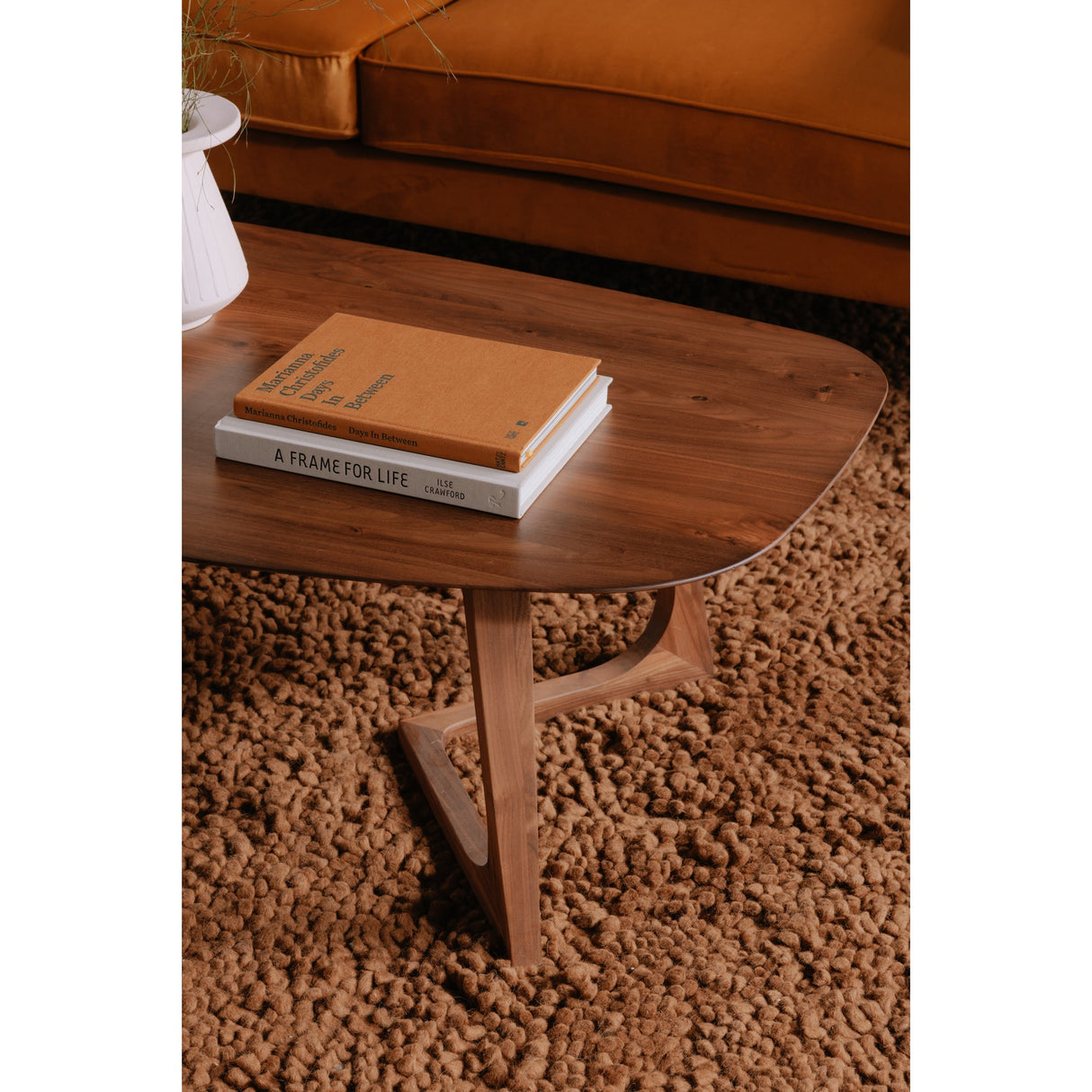 Godenza Brown Small Coffee Table by Moe's Home at Eve Furniture