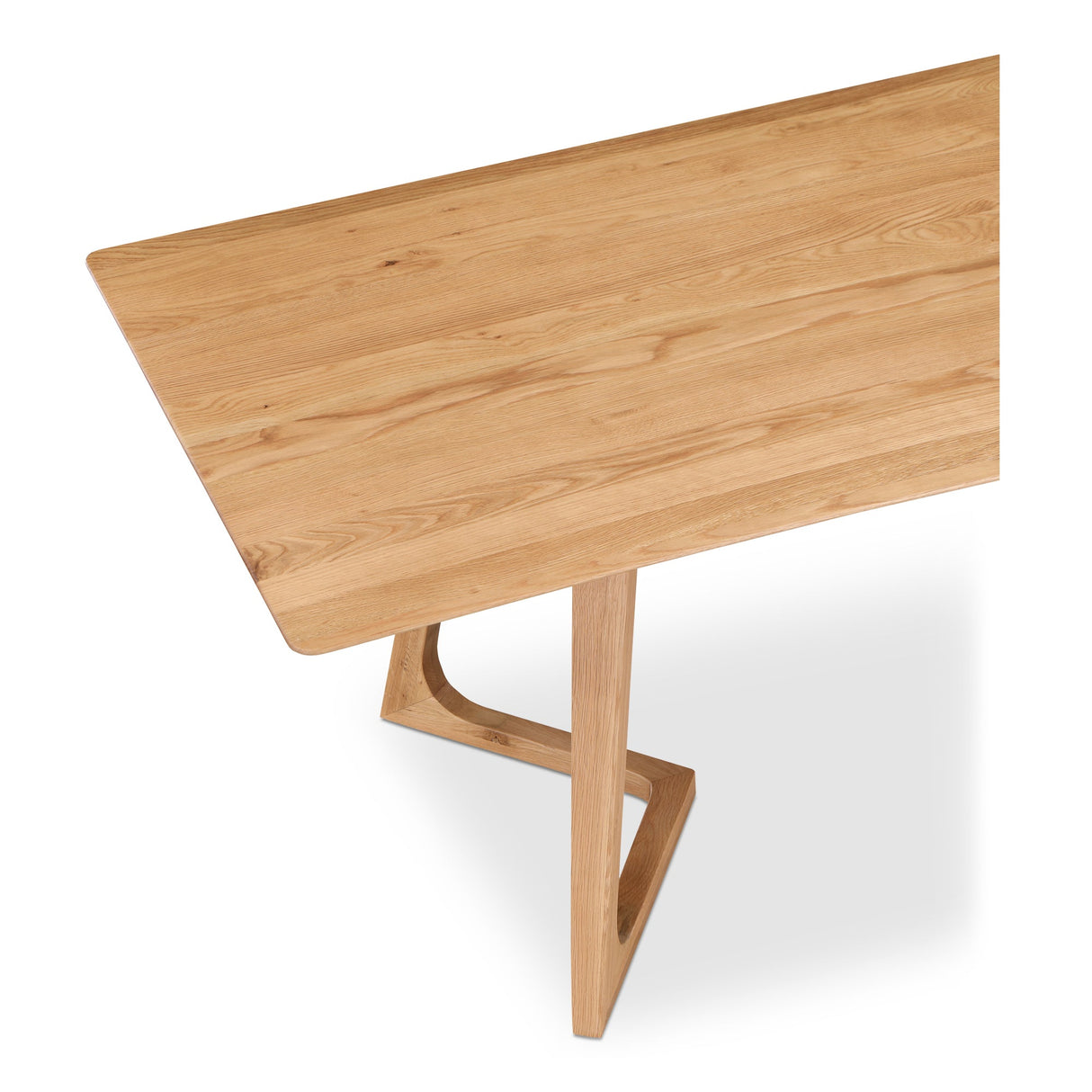 Godenza Oak Rectangular Dining Table by Moe's Home at Eve Furniture