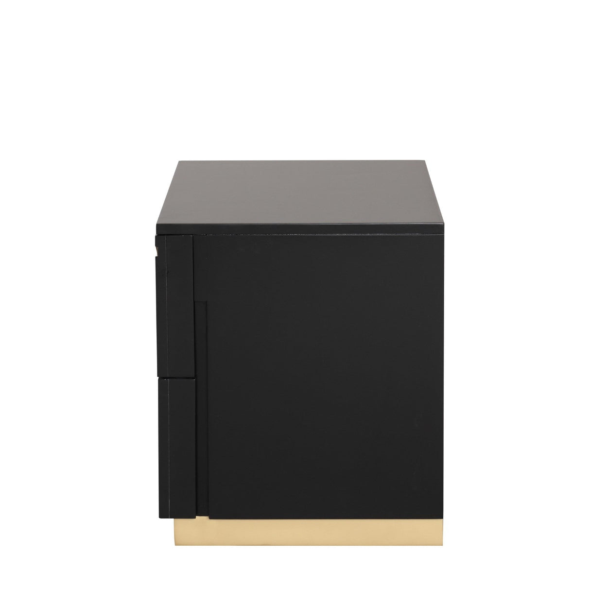 Goldsberg Black/Gold Nightstand by Furniture of America at Eve Furniture