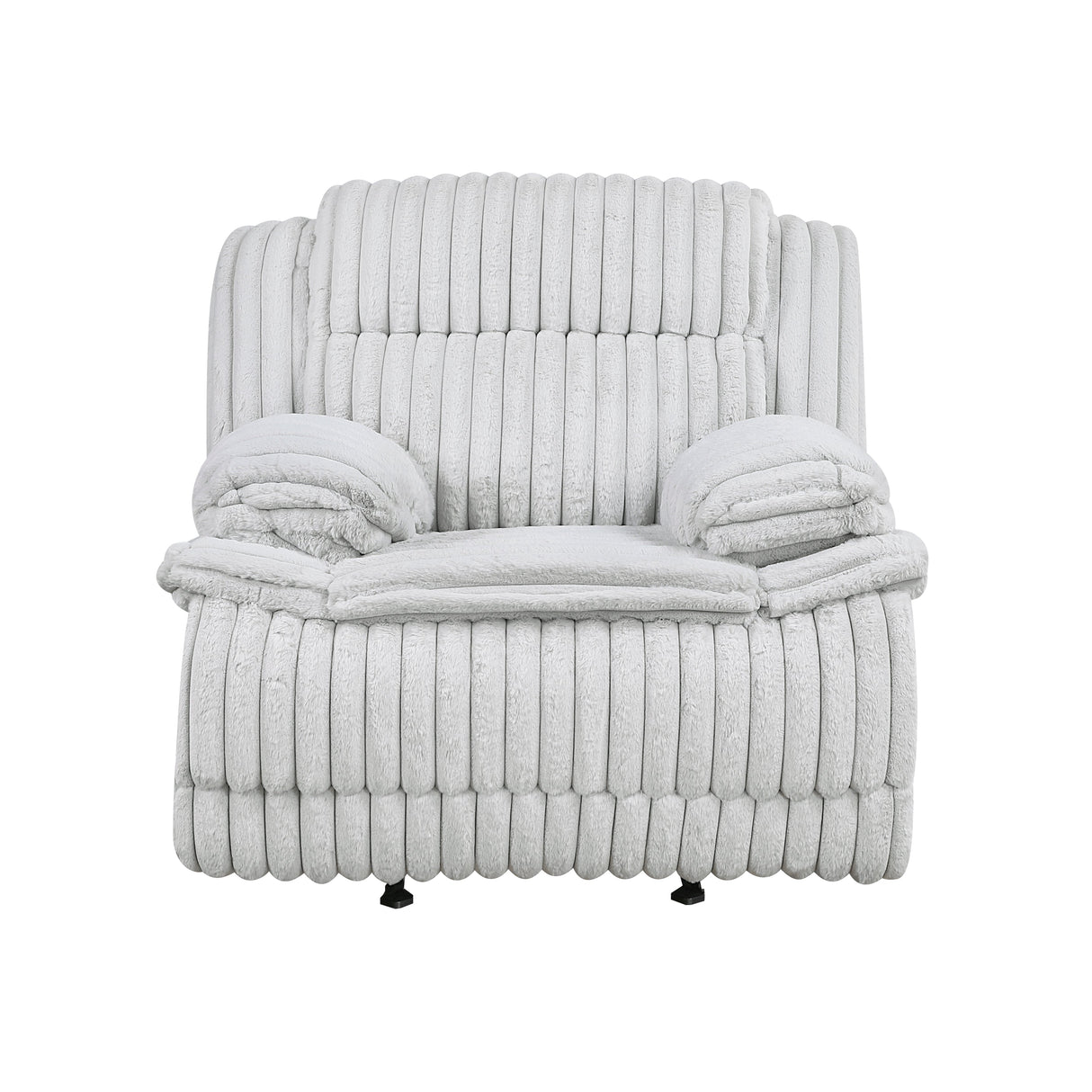 Goodland Gray Glider Reclining Chair by Homelegance at Eve Furniture