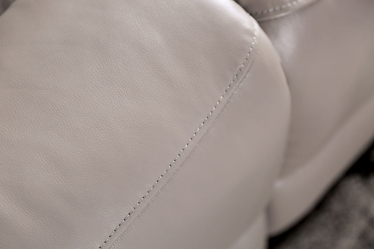 Gorgius Light Gray Power Loveseat by Furniture of America at Eve Furniture