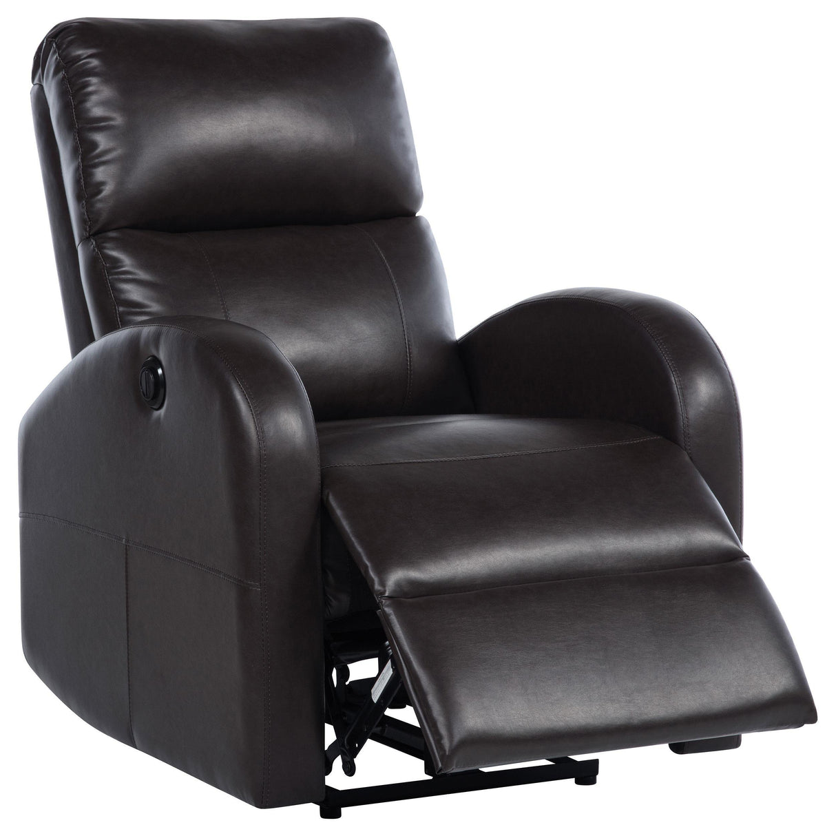 Grant Brown Upholstered Power Recliner Chair by Coaster at Eve Furniture