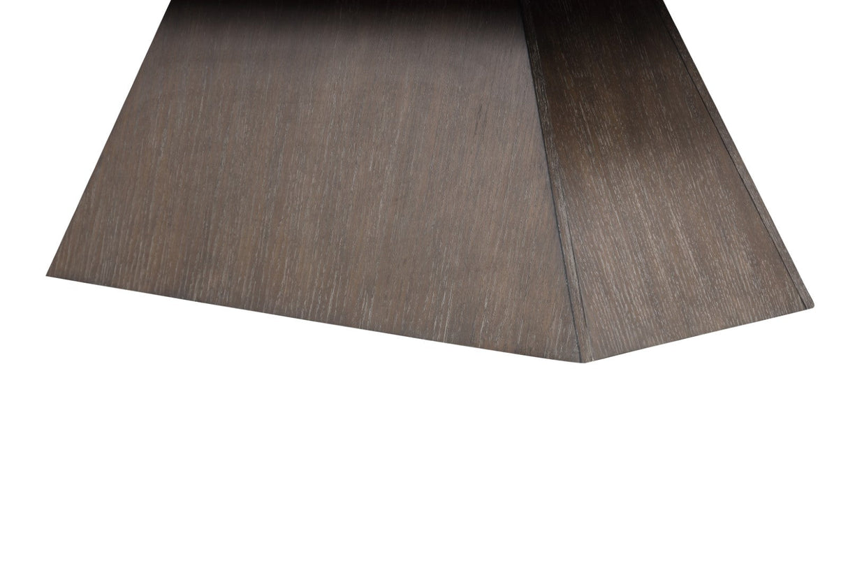 Grasten Dark Walnut/White Square Coffee Table by Furniture of America at Eve Furniture